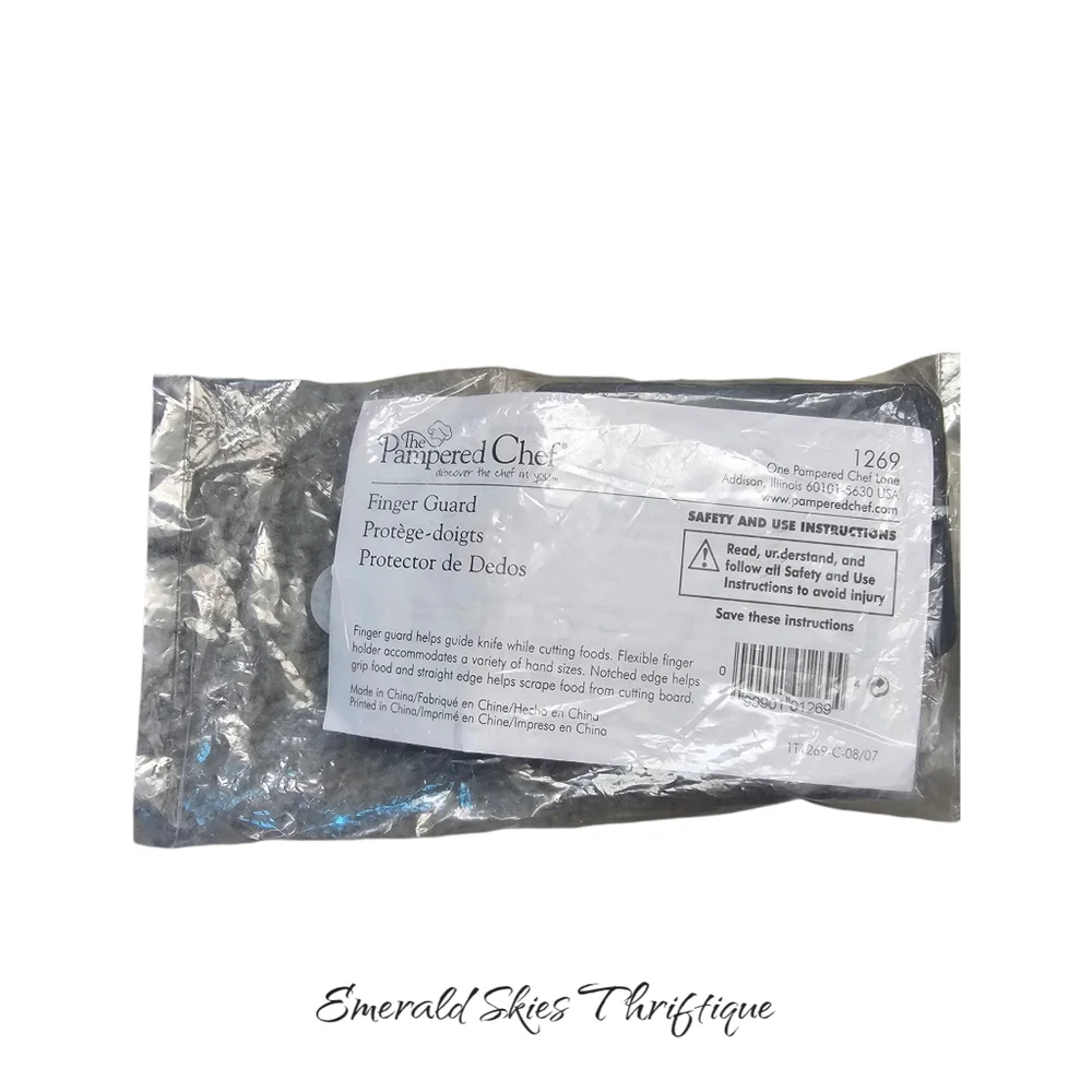 Pampered‎ Chef Finger Guard #1269 Knife Guide - Discontinued 🆕